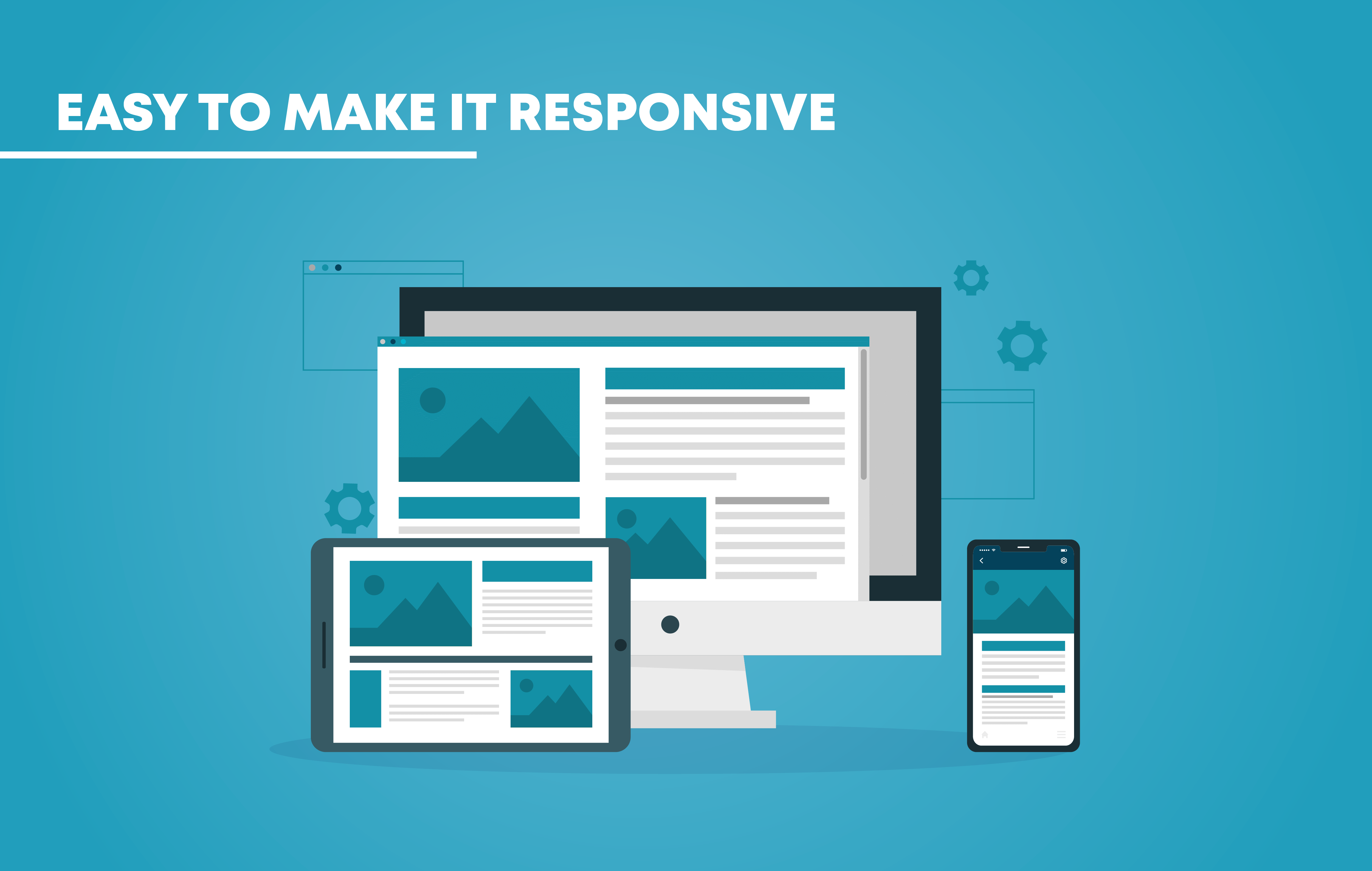 WordPress is still the most popular Website Builder because of its easy to make responsive.
